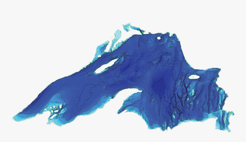 Satellite Image Of Lake Superior - Lake Superior Outline Png, Transparent Png, Free Download