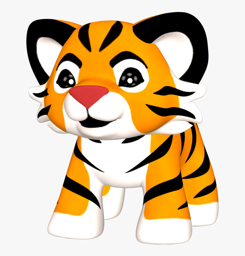 Baby Tiger Clipart Png - Tiger Png Free Cartoon, Transparent Png, Free Download