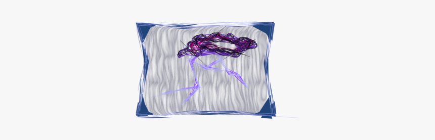 Blue,purple,throw Pillow - Throw Pillow, HD Png Download, Free Download