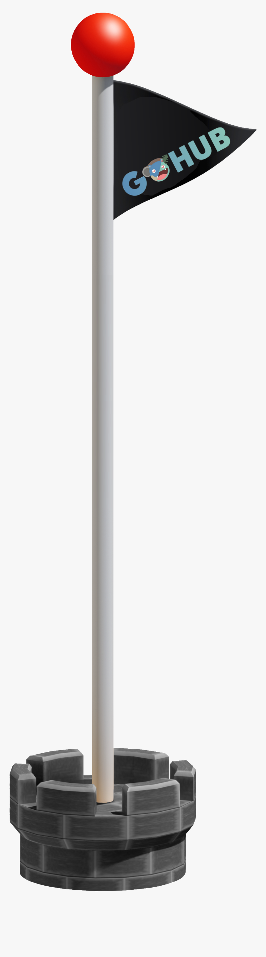 Super Mario Flagpole, HD Png Download, Free Download