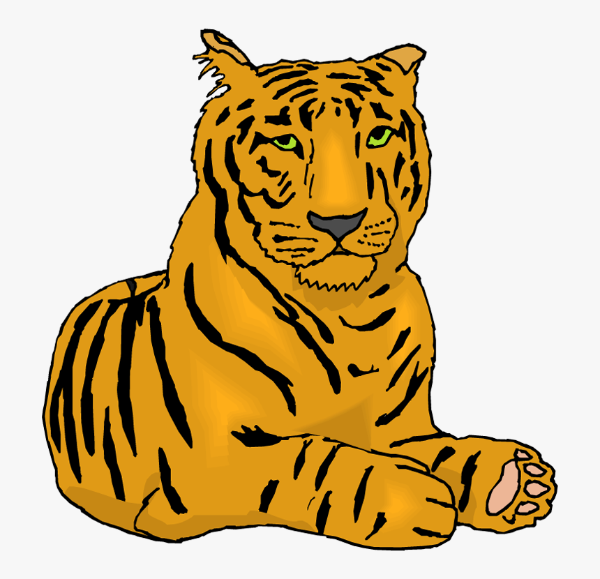 Transparent Tiger Clipart - Tiger Clip Art, HD Png Download, Free Download