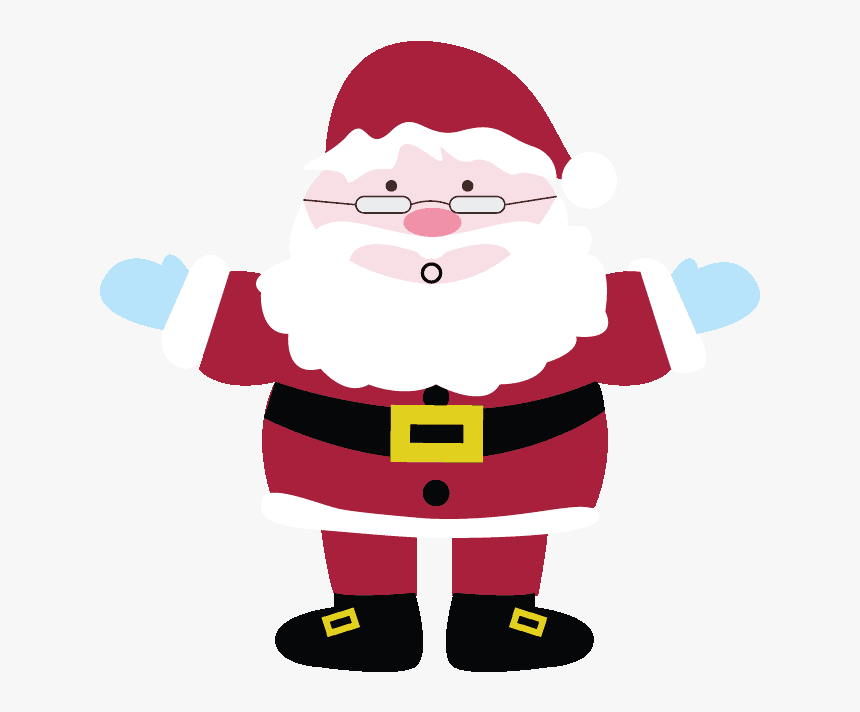 Santa Clipart Gif - Never Ending Christmas Gifs, HD Png Download, Free Download