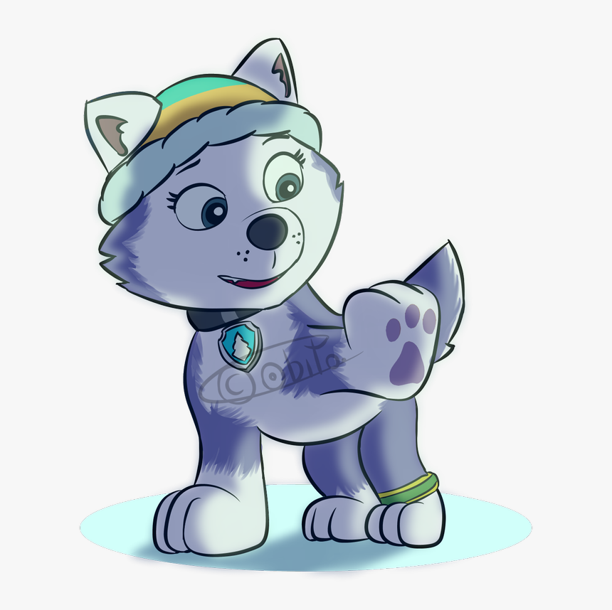 Transparent Paw Patrol Png Images - Paw Patrol Everest Fan Art, Png Download, Free Download