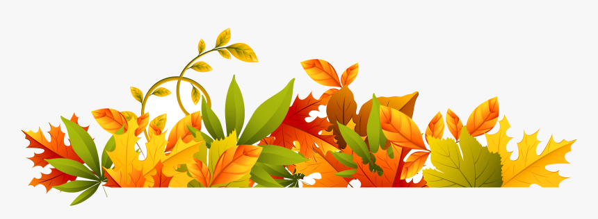 Fall Border Thanksgiving Clipart Free Best Transparent - Transparent Background Fall Clipart, HD Png Download, Free Download