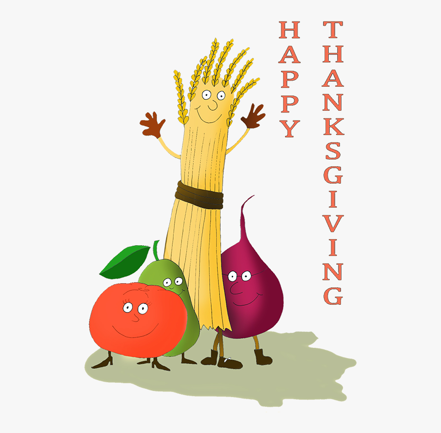 Happy Thanksgiving Clipart - Cute Happy Vegan Thanksgiving, HD Png Download, Free Download