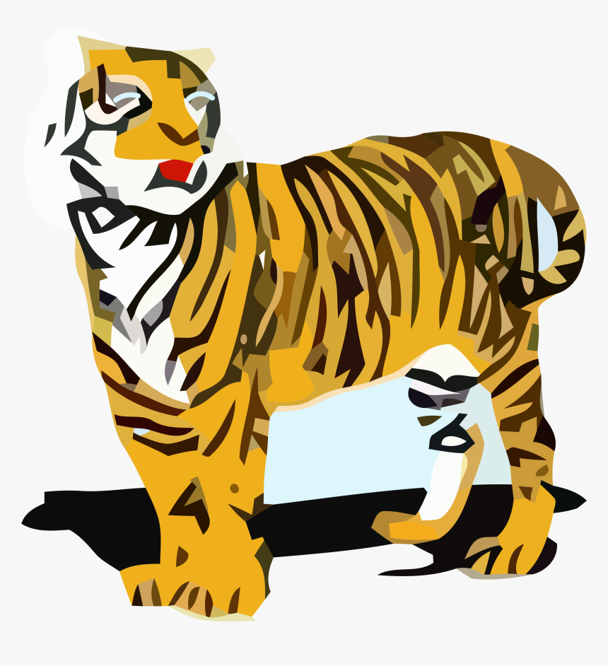 Look Tigger Clipart Png - Tiger Clipart, Transparent Png, Free Download