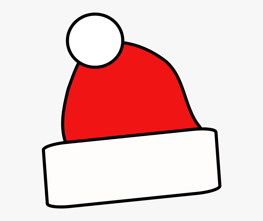 Transparent Santa Cap Png - Simple Santa Cap Clipart, Png Download, Free Download