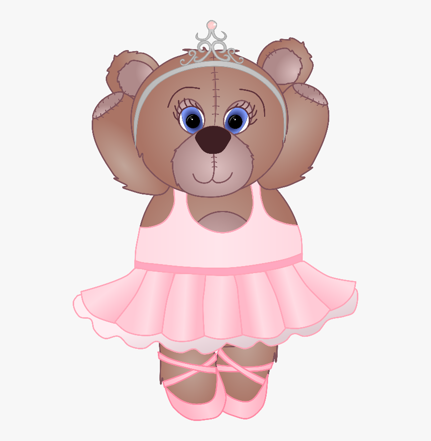 Ballerina Clipart Teddy Bear - Teddy Bear Ballerina, HD Png Download, Free Download