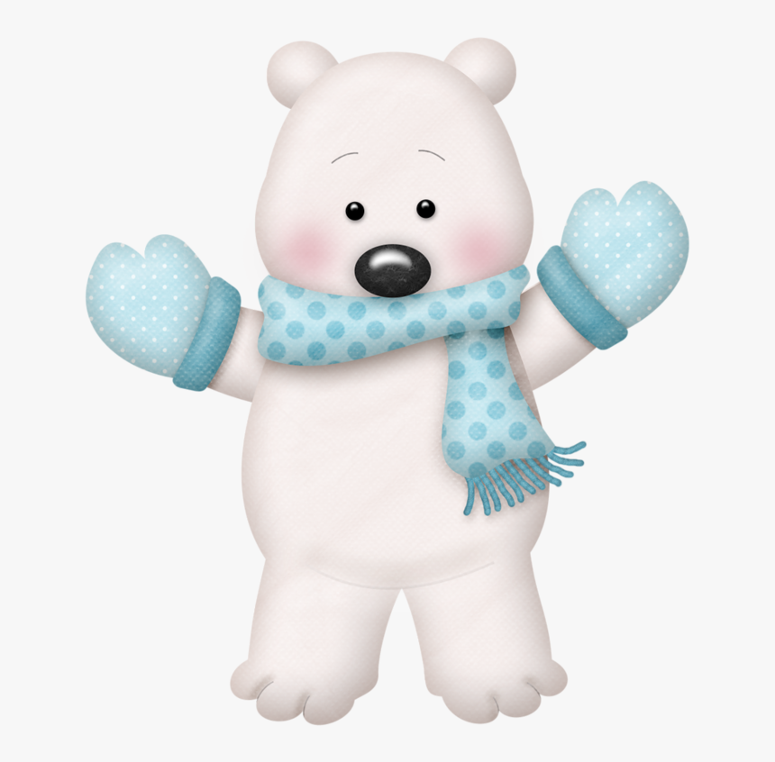 Bear - Winter Polar Bear Clip Art, HD Png Download, Free Download