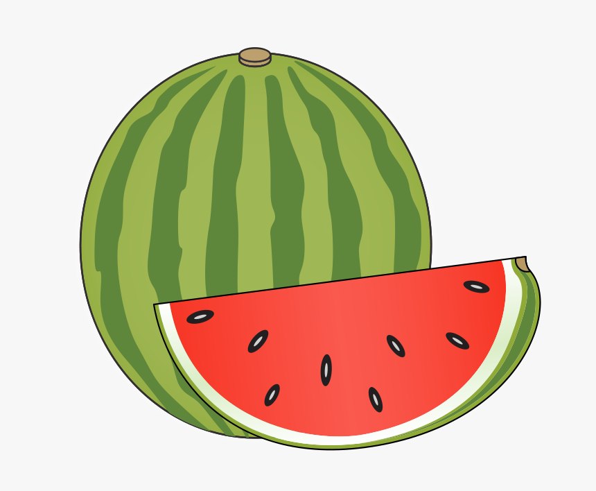 Transparent Background Watermelon Clipart, HD Png Download, Free Download