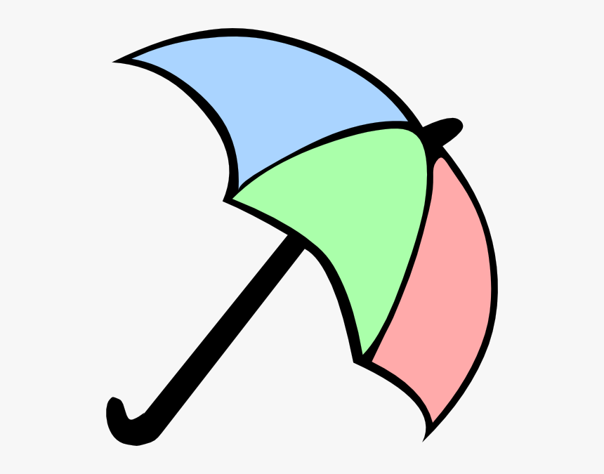 Colorful Cartoon Umbrella Svg Clip Arts - Umbrella Clipart Cartoon, HD Png Download, Free Download