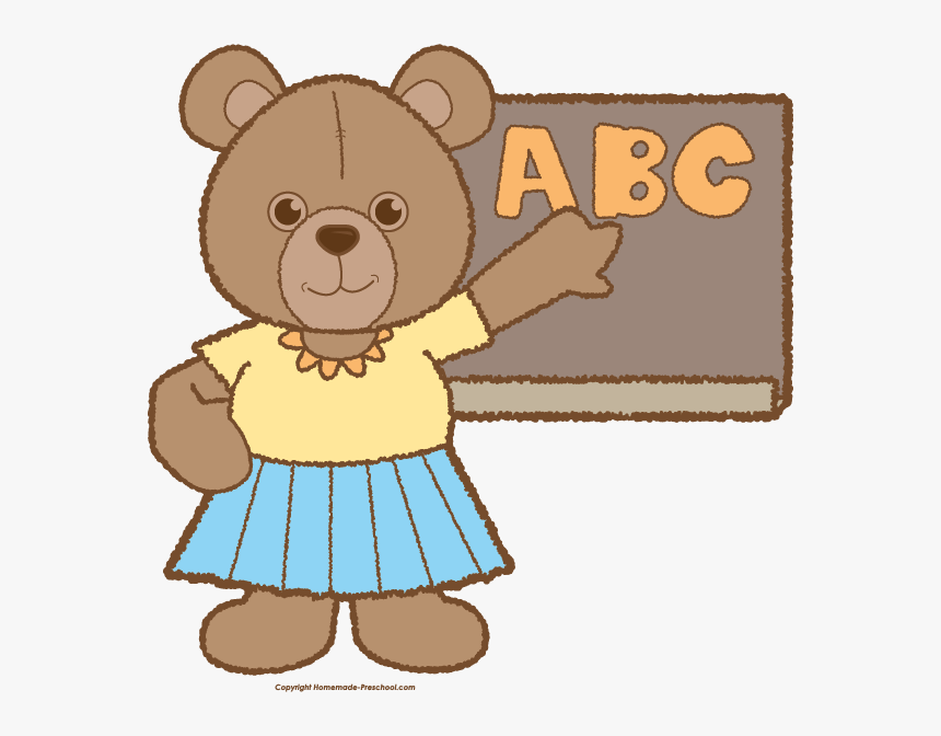 Transparent Teachers Clipart - Teacher Bear Clip Art, HD Png Download, Free Download