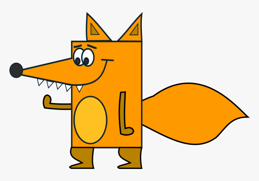 Fox Clip Art Download - Fox Clipart Black And White, HD Png Download, Free Download