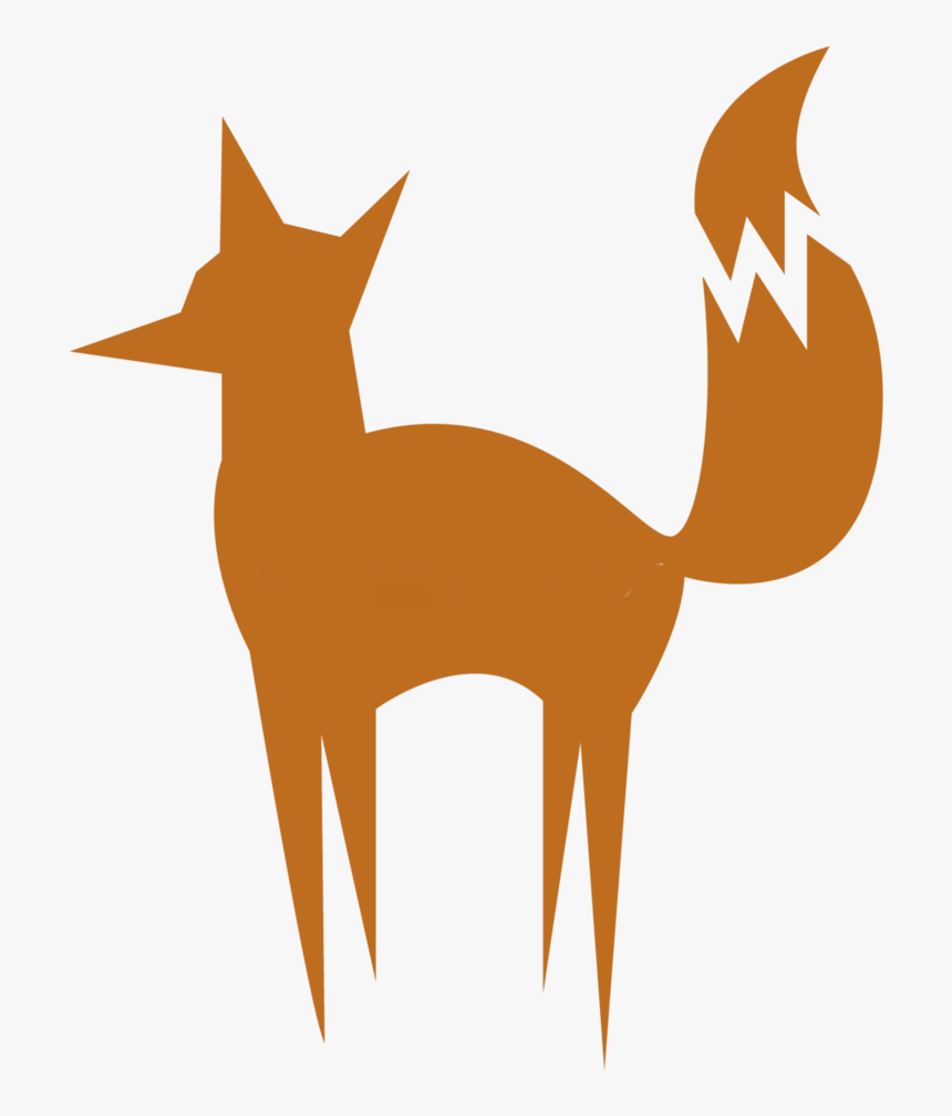 A Quick Brown Fox Clipart , Png Download - Dog, Transparent Png, Free Download