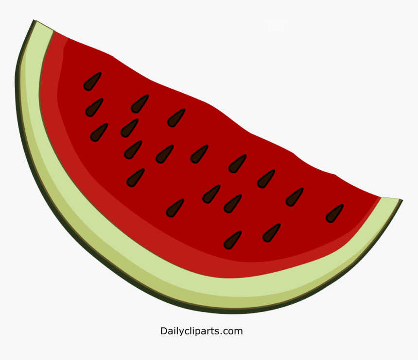 Watermelon Piece Clipart Icon - Watermelon, HD Png Download, Free Download