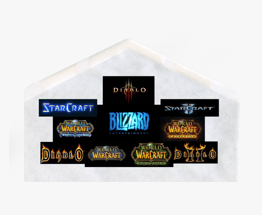 Blizzard Logo Collage - Led Display, HD Png Download, Free Download
