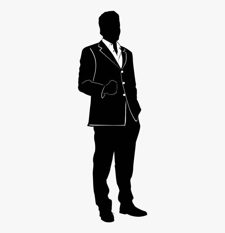 Male Models Png Download - Silhouette Of A Man Smoking, Transparent Png, Free Download