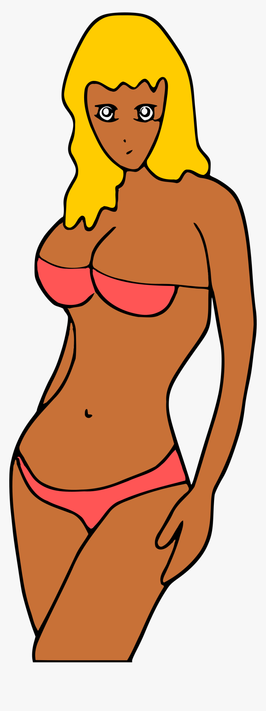 Bikini Beach Girl - Bikini Girl Clip Art, HD Png Download, Free Download