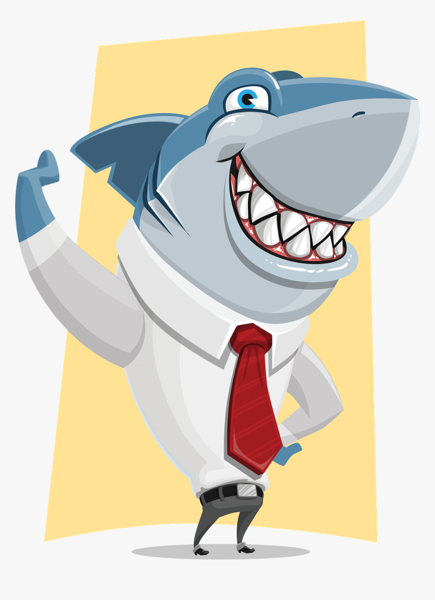 Funny Leader Png - Business Shark Png, Transparent Png, Free Download
