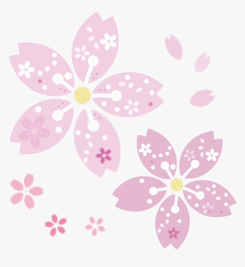 Cherry Blossom Silhouette Book Illustration - Cherry Blossom, HD Png Download, Free Download