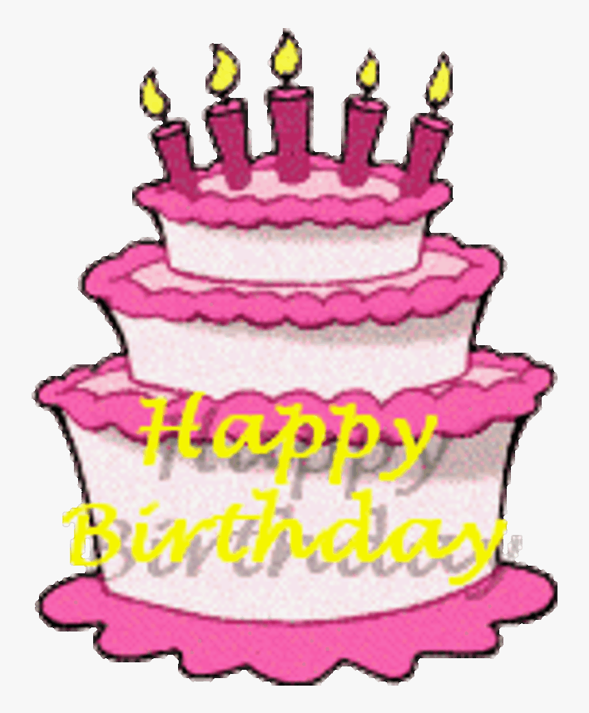 Animation Of Birthday Cake Gallery - Birthday Cake Png Gif, Transparent Png, Free Download
