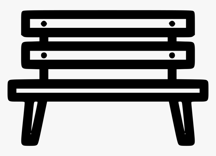 Bench Park - Bench Vector Png Icon, Transparent Png, Free Download