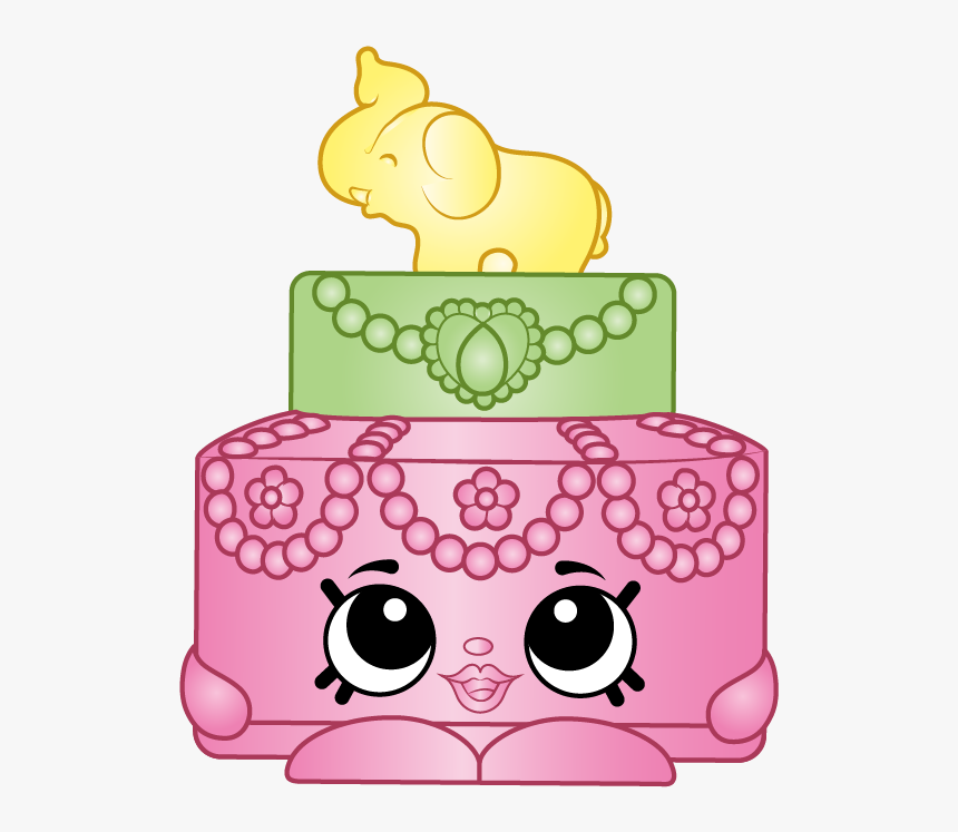 Shopkins Elle Cake Clipart , Png Download - Portable Network Graphics, Transparent Png, Free Download