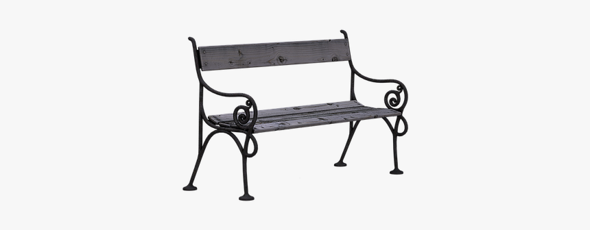 Bank, Garden Bench, Seat, Relax, Park Bench, Rest, - Kursi Taman Hitam Putih, HD Png Download, Free Download