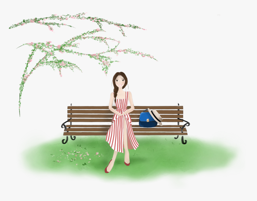 Transparent Park Bench Clipart - Bench, HD Png Download, Free Download