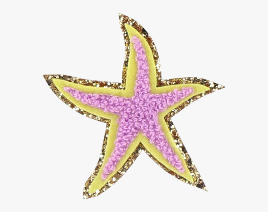 Glitter Starfish Patch - Starfish, HD Png Download, Free Download