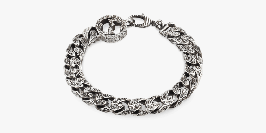 Gucci Silver Bracelet Mens, HD Png Download, Free Download