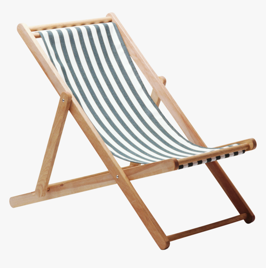 Deckchair Wing Chair - Beach Chair Transparent Background Png, Png Download, Free Download