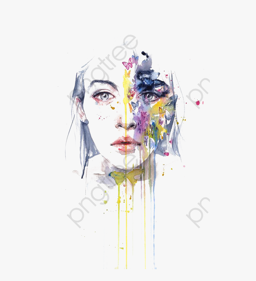 Girls Avatar, Creative Girl, Color Girls, Drawing Girls - Creative Pics Of Girls, HD Png Download, Free Download