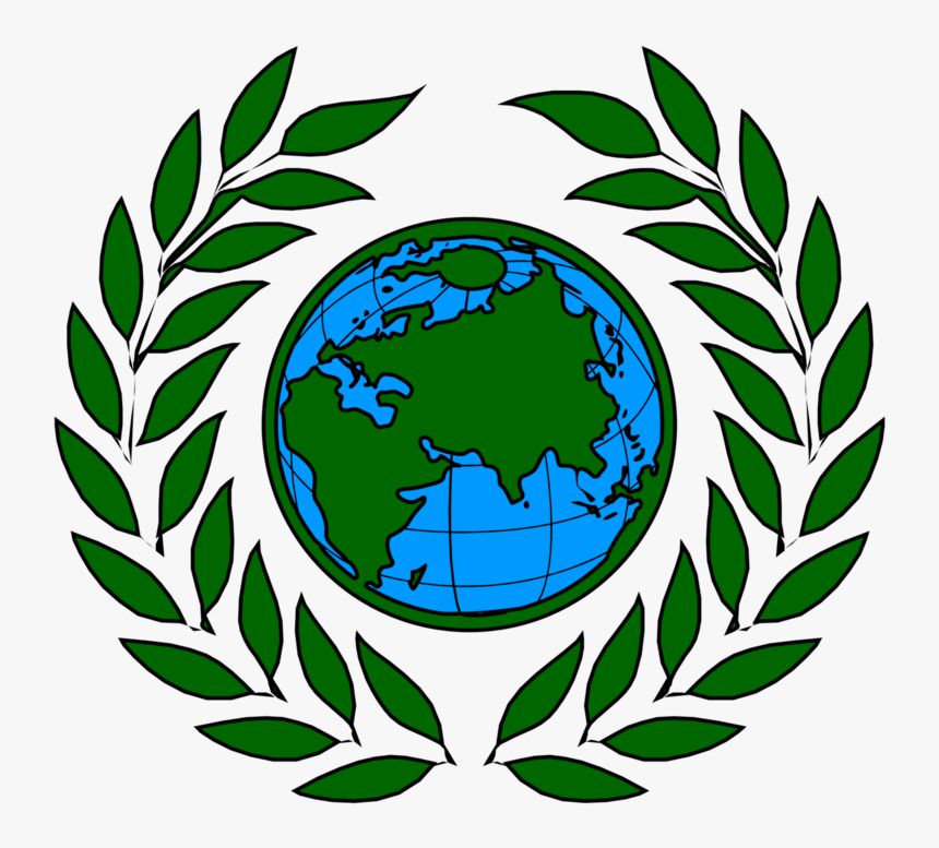 New Age United Nations Logo By Oo87adam - Leaf Crown Png, Transparent Png, Free Download