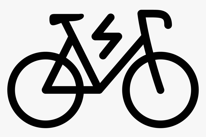 Electric Bicycle Filled Icon - Electric Bike Icon Png, Transparent Png, Free Download