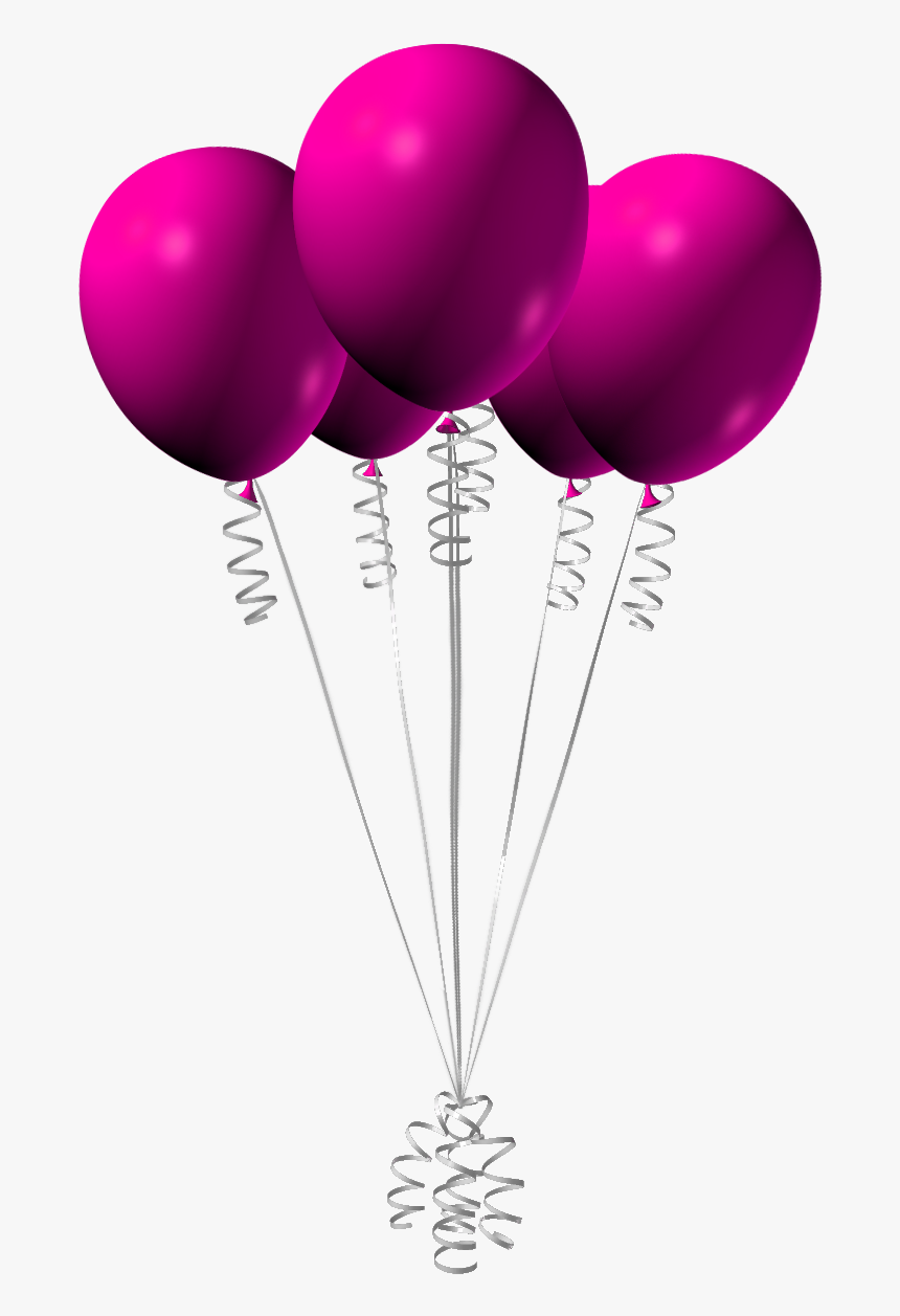 Balloon - Pink Birthday Balloon Png, Transparent Png, Free Download