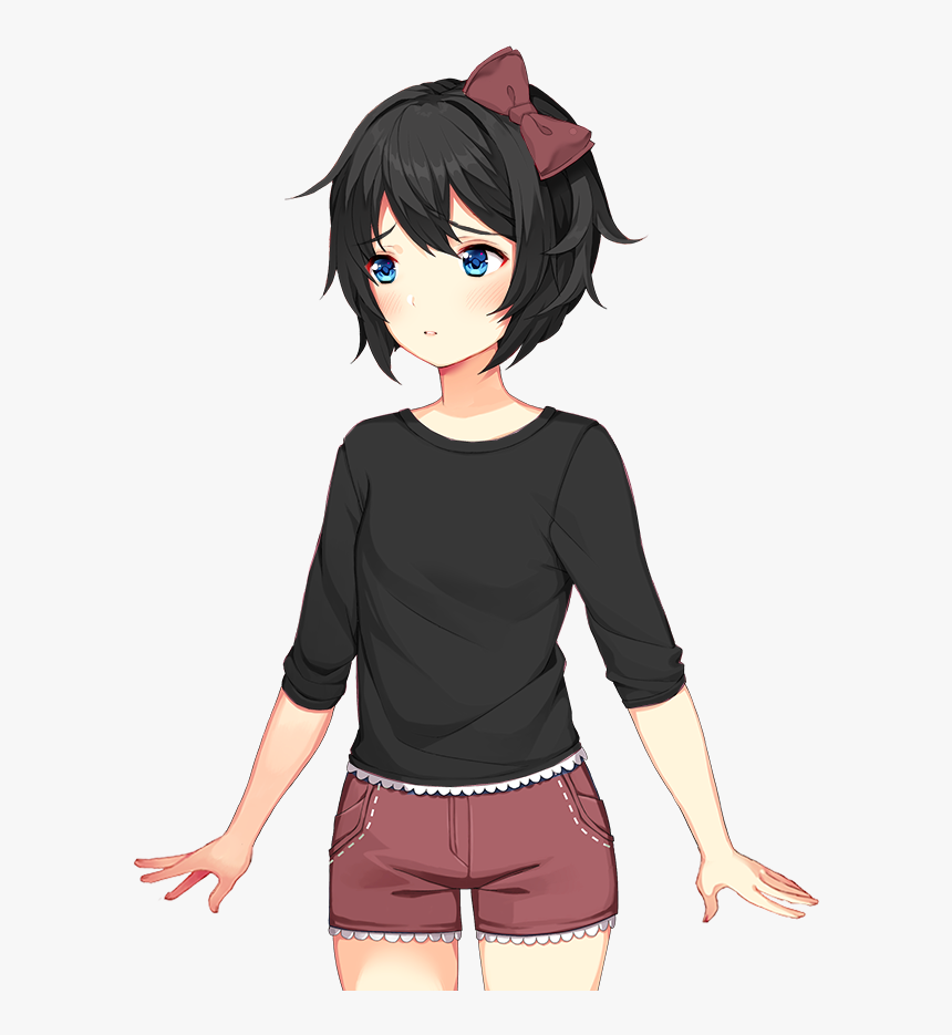 Dark Sayori Reddit , Png Download - Ddlc Femc Sprite, Transparent Png, Free Download