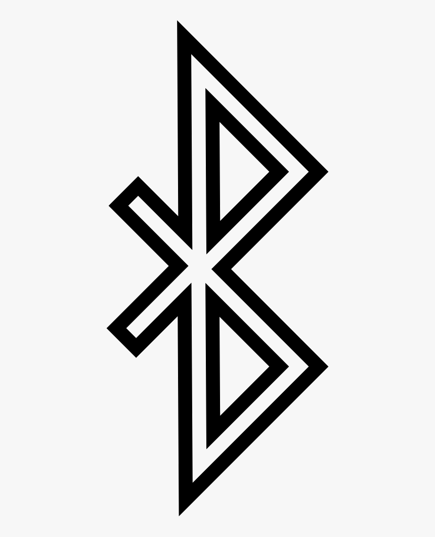 Transparent Bluetooth Symbol Png - Line Drawing Bluetooth, Png Download, Free Download