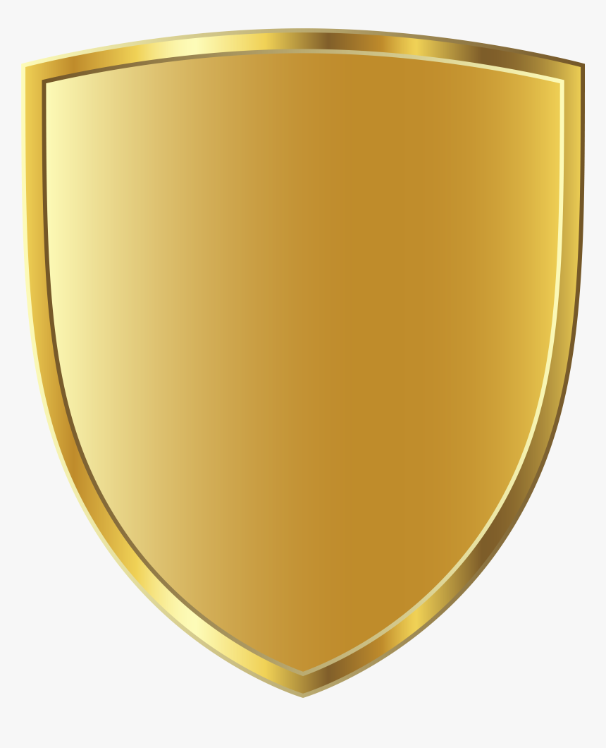 Golden Shield Clipart Png , Transparent Cartoons - Golden Shield Logo Png, Png Download, Free Download