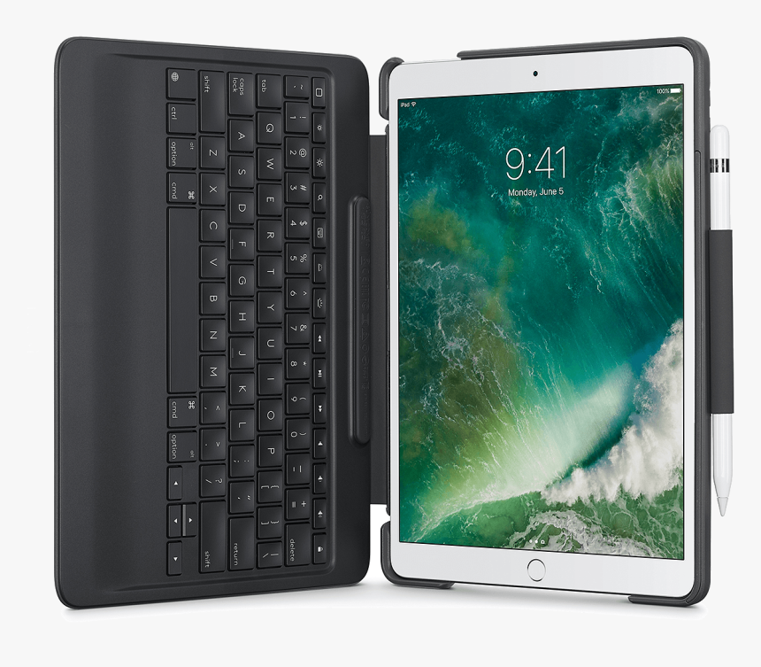 Logitech Slim Combo Ipad Pro & Ipad Air 10,5 Black"
 - Ipad Pro 10.5 Logitech Slim Combo, HD Png Download, Free Download