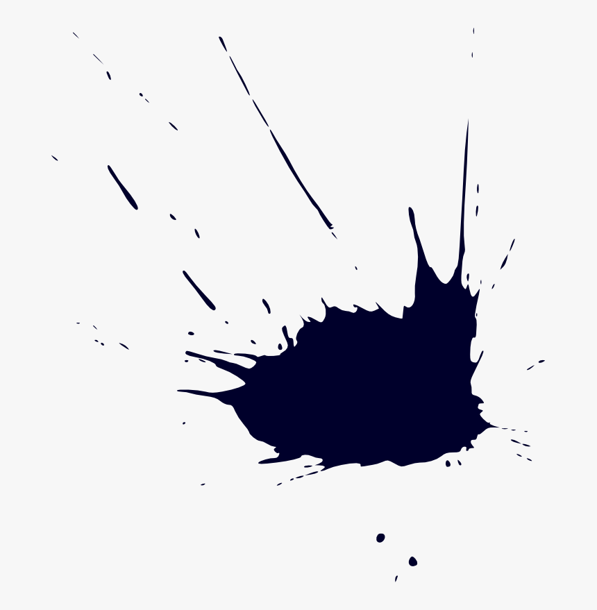 Brush Ink Drop Png, Transparent Png, Free Download