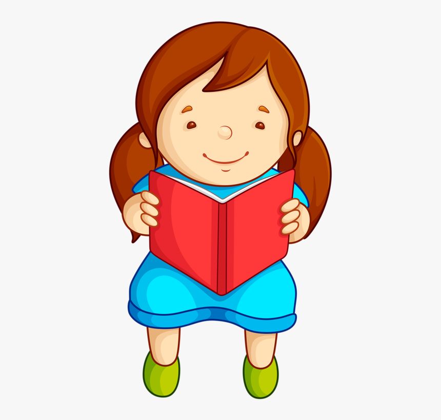 Фотки Back To School Images, Bulletin Boards, Clip - Girl Sitting And Reading Cartoon, HD Png Download, Free Download