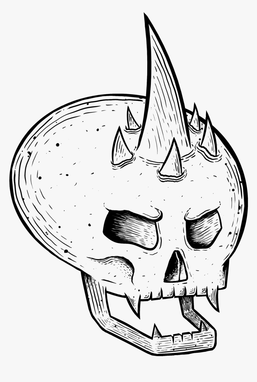 Transparent Demon Skull Png - Skull, Png Download, Free Download