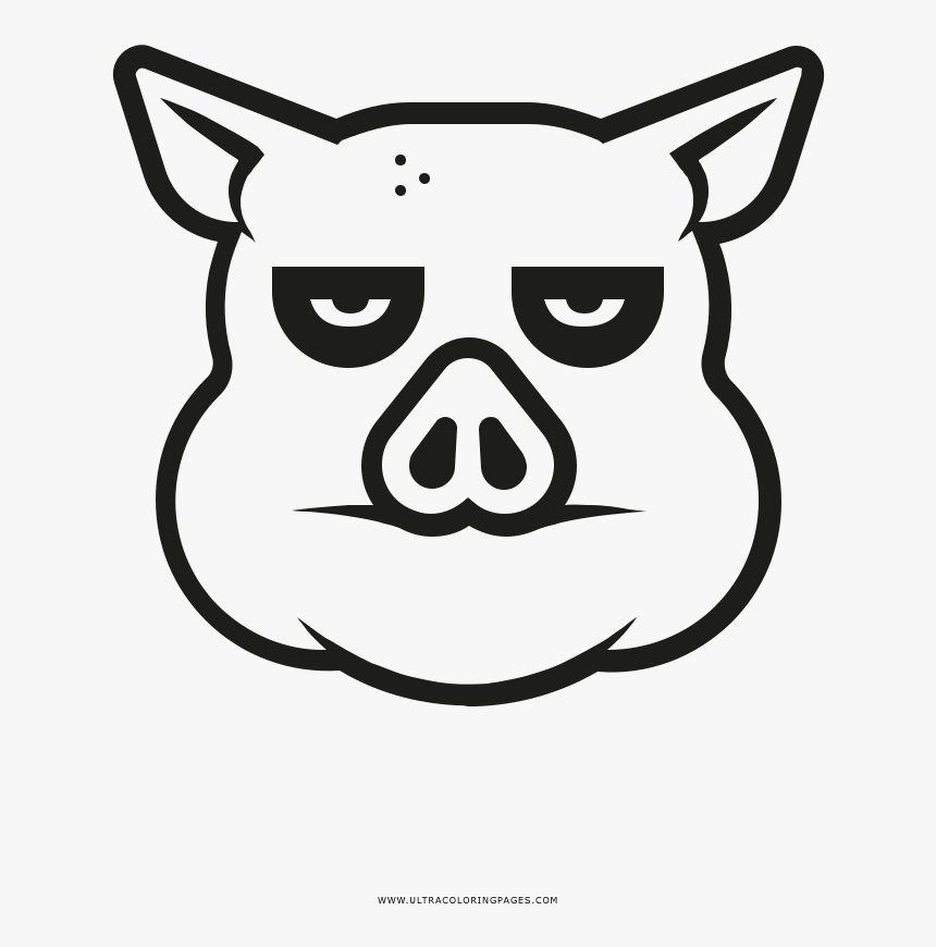 Bored Pig Coloring Page - Derpy Pokemon Coloring Sheets, HD Png Download, Free Download