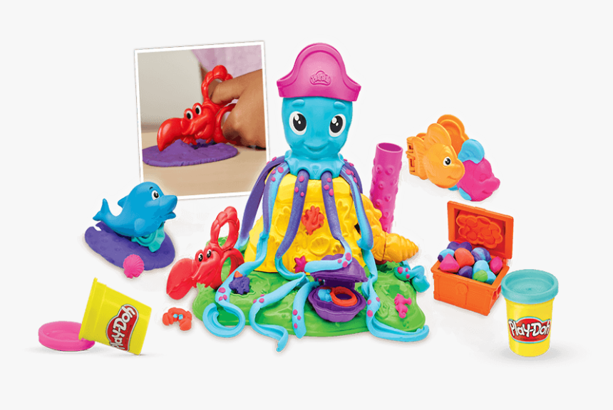 Graphic Freeuse Stock Doh Sets Arts And Crafts - Play Doh Cranky The Octopus, HD Png Download, Free Download