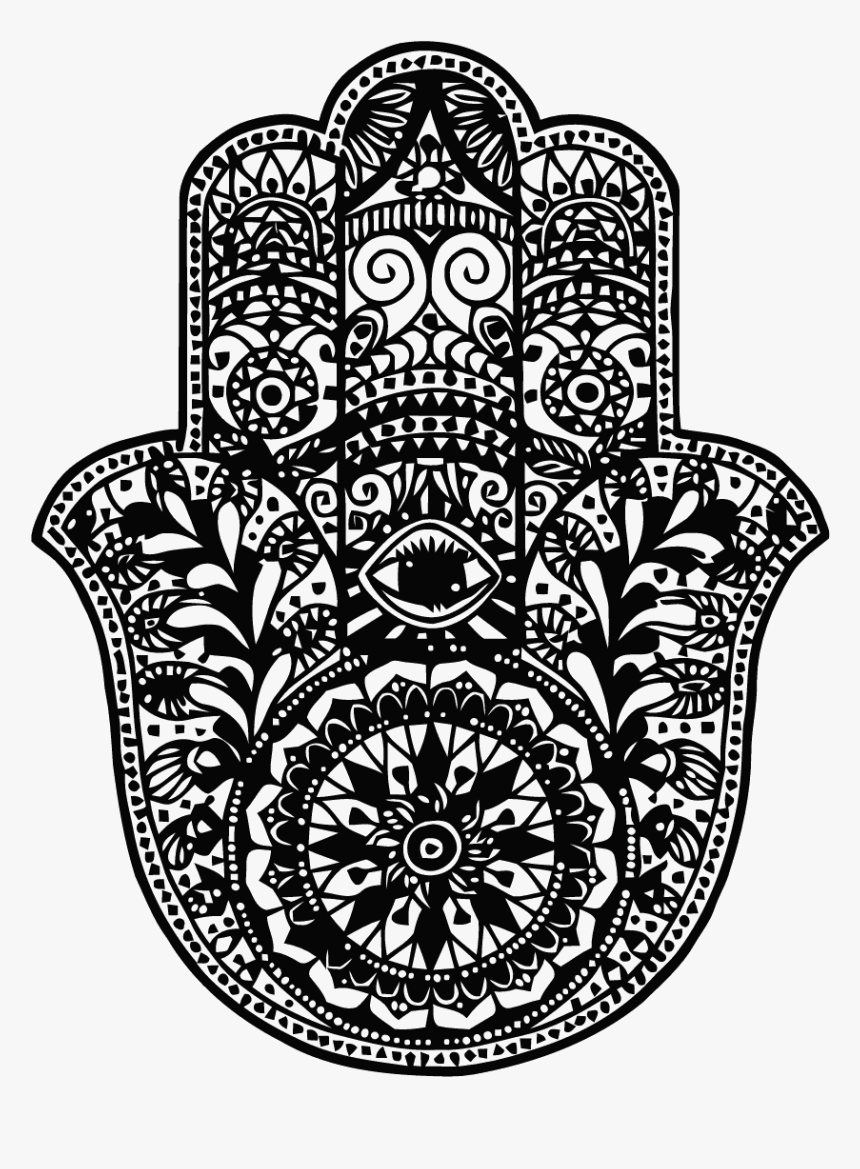 Five Pillars Of Islam Hand , Png Download - Hamsa Hand Sticker, Transparent Png, Free Download