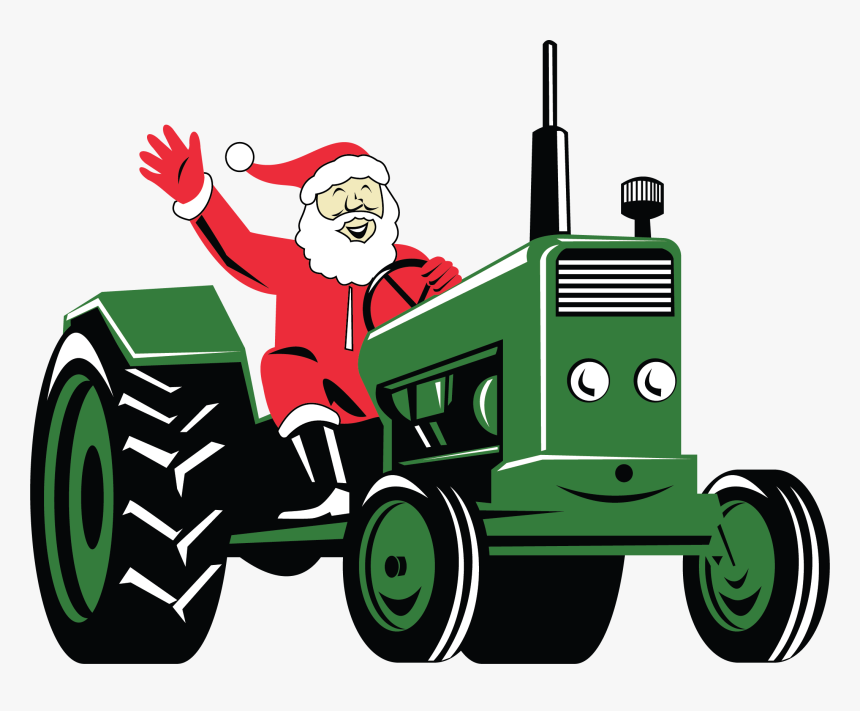 Transparent Santa Clause Png - Accident By Tractor Cartoon, Png Download, Free Download