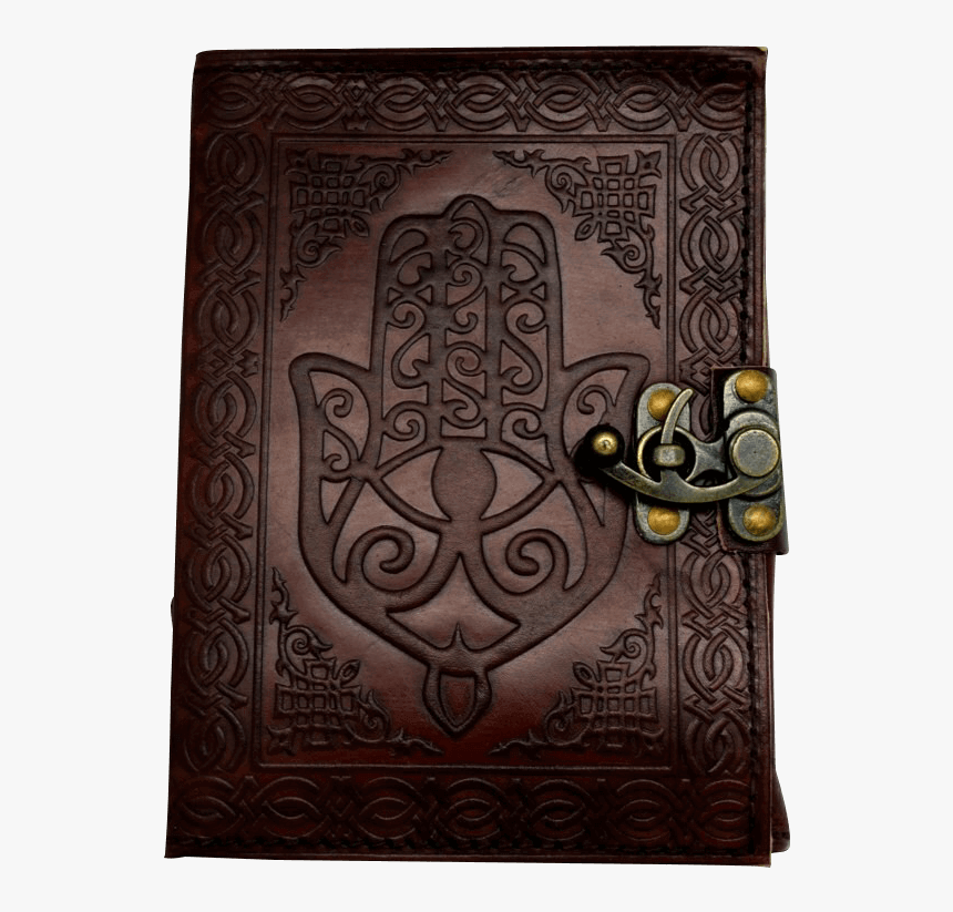 Hamsa Hand Embossed Leather Journal - Hamsa, HD Png Download, Free Download