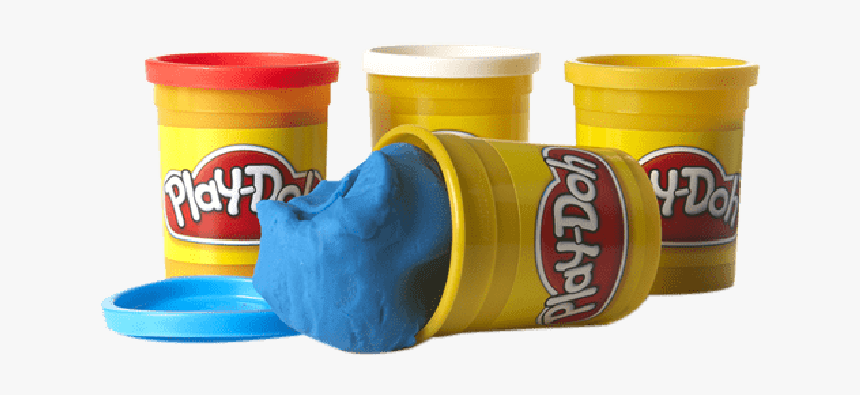 Play Doh 4 Potes Sortidos - Clip Art Play Dough, HD Png Download, Free Download