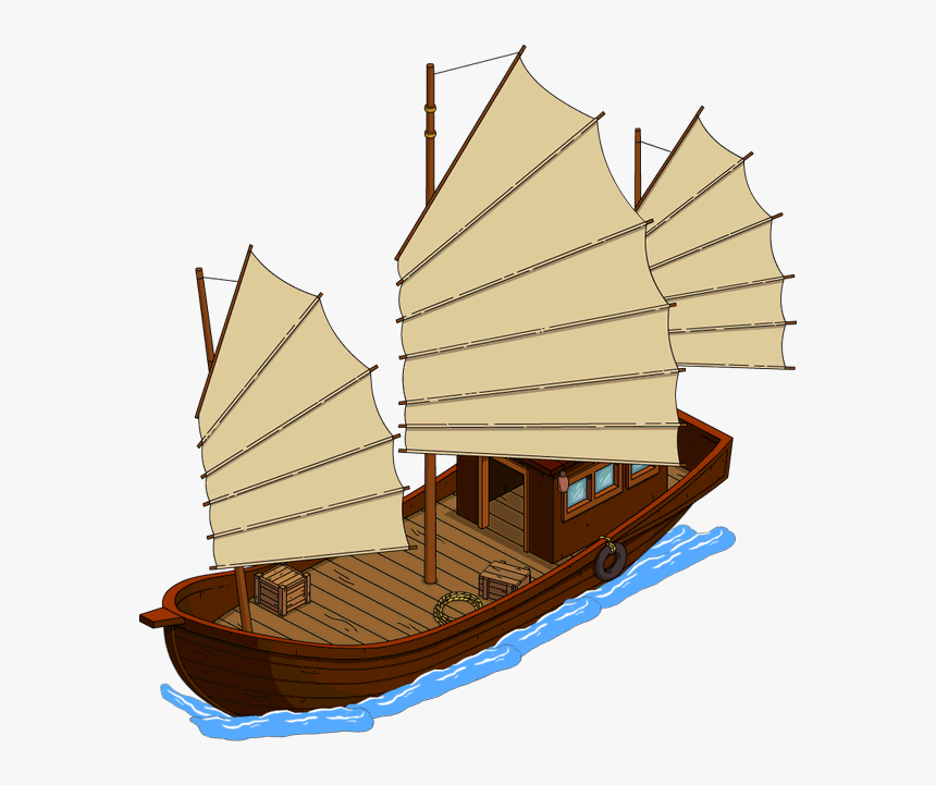 Chinese Junk Menu - Simpsons Tapped Out Boat, HD Png Download, Free Download